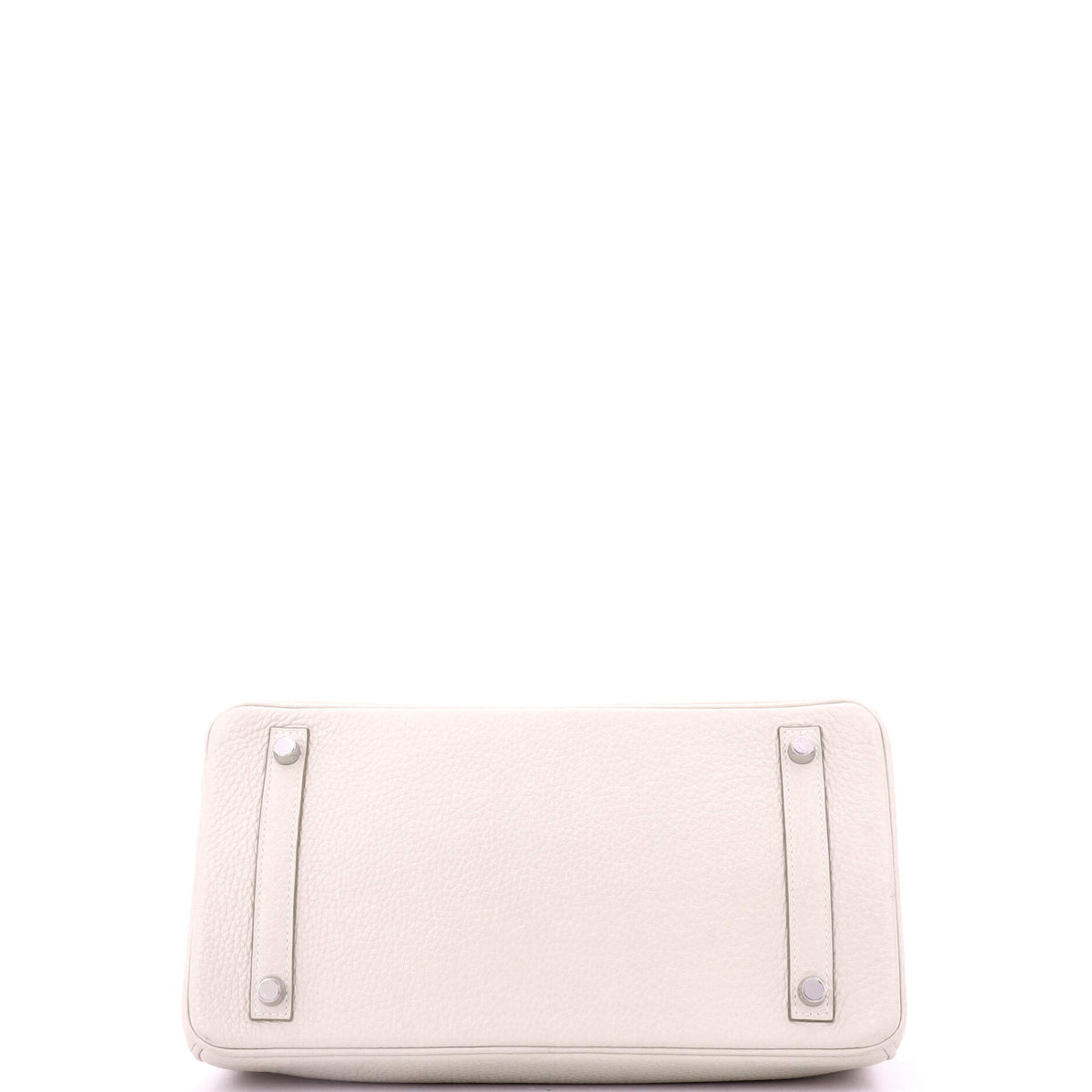 Birkin Handbag Light Clemence with Palladium Hardware 30