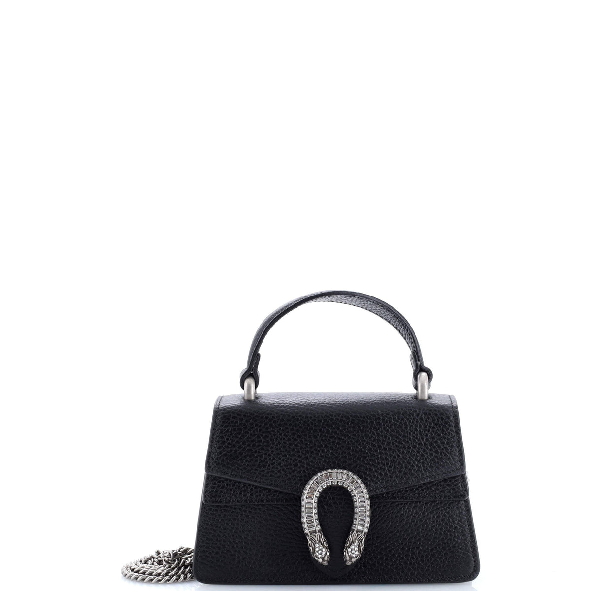 Dionysus Top Handle Bag Leather with Crystals Mini