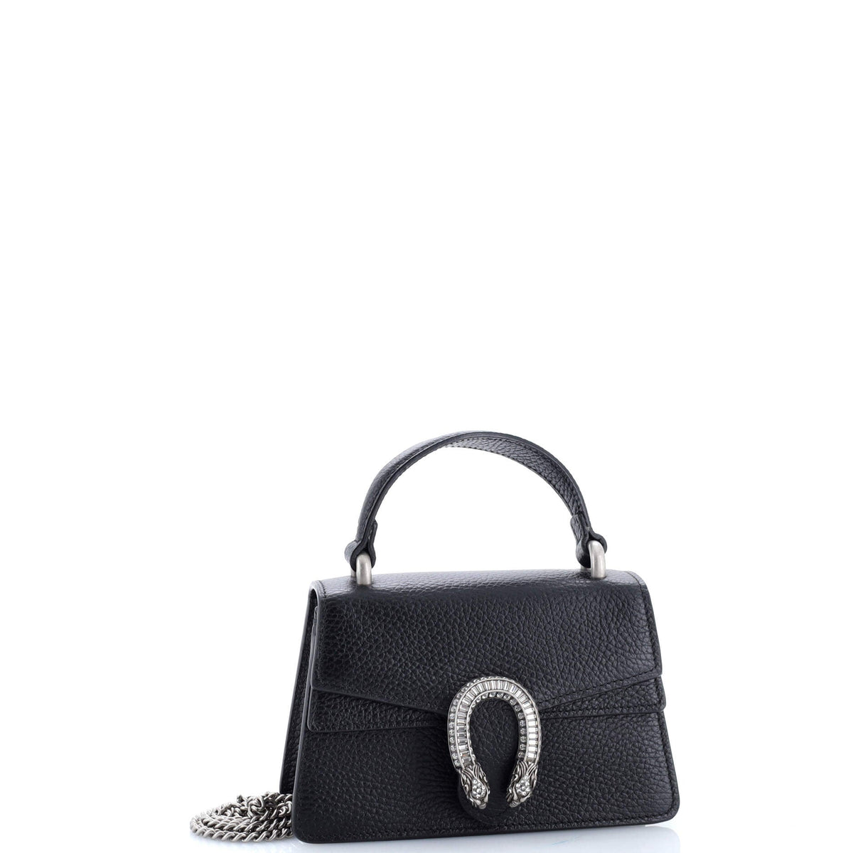 Dionysus Top Handle Bag Leather with Crystals Mini