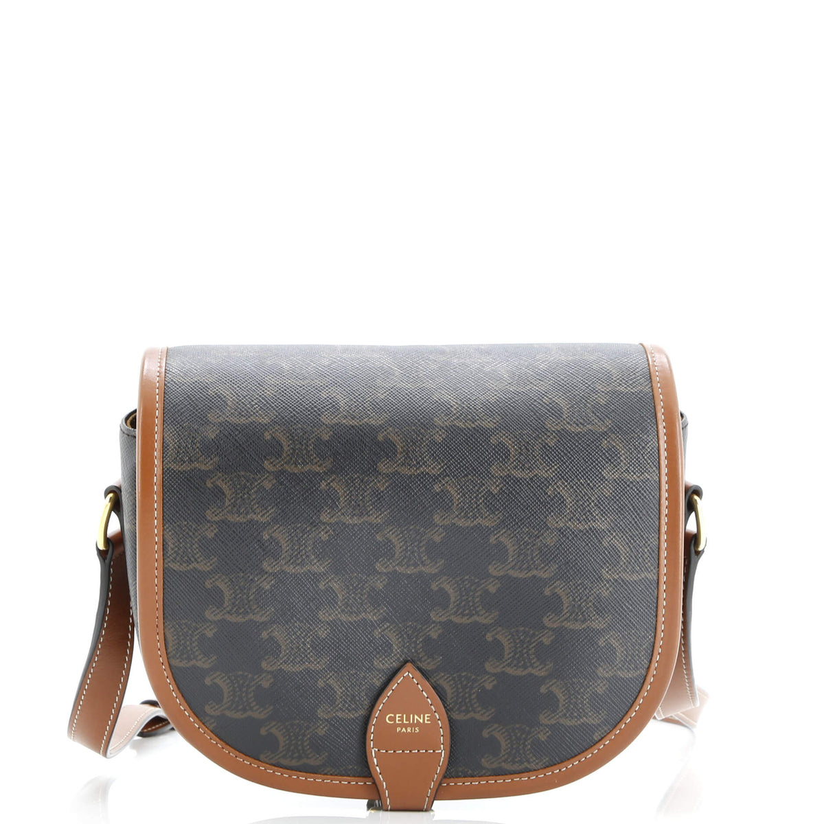 Folco Bag Triomphe Coated Canvas Large