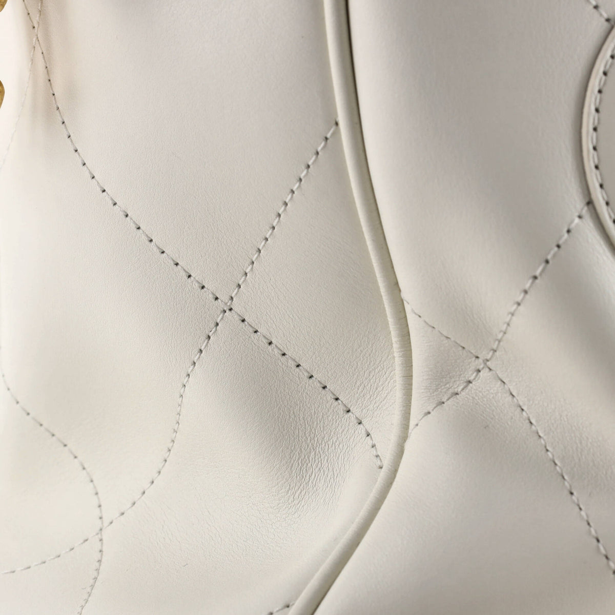 Logo Bowler Bag Stitched Calfskin Maxi