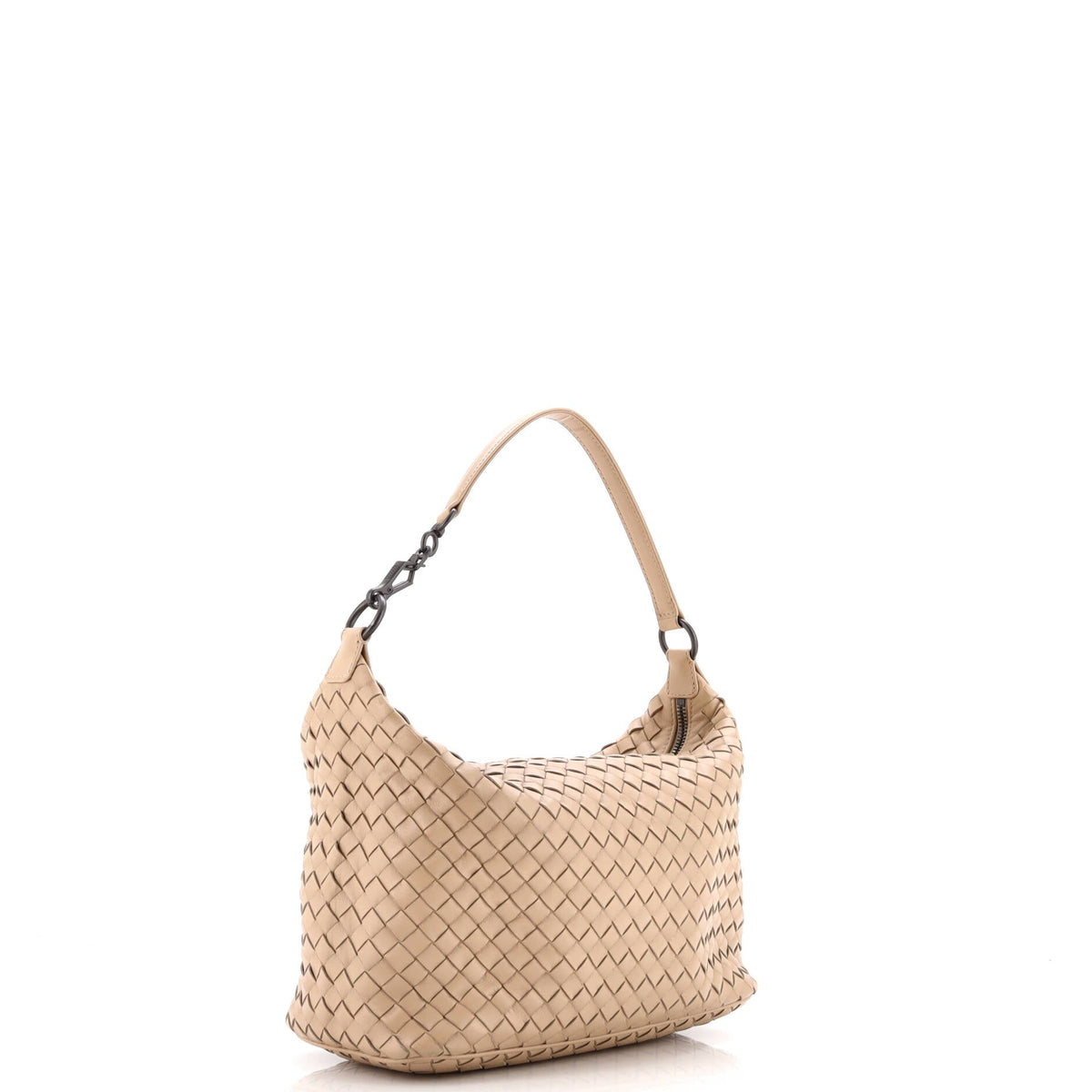 Zip Hobo Intrecciato Nappa Small