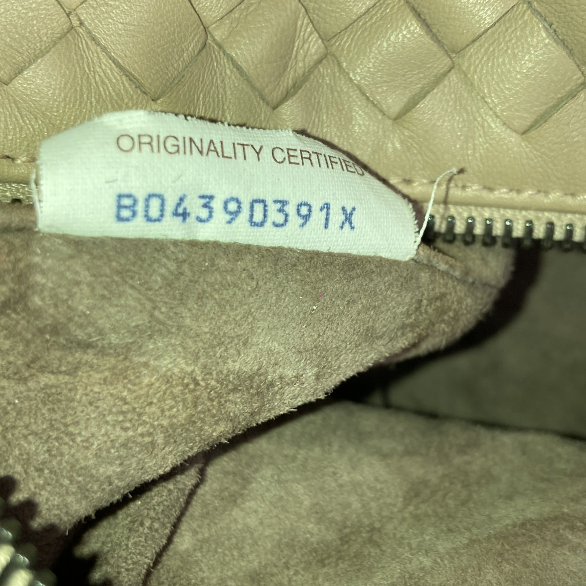 Zip Hobo Intrecciato Nappa Small