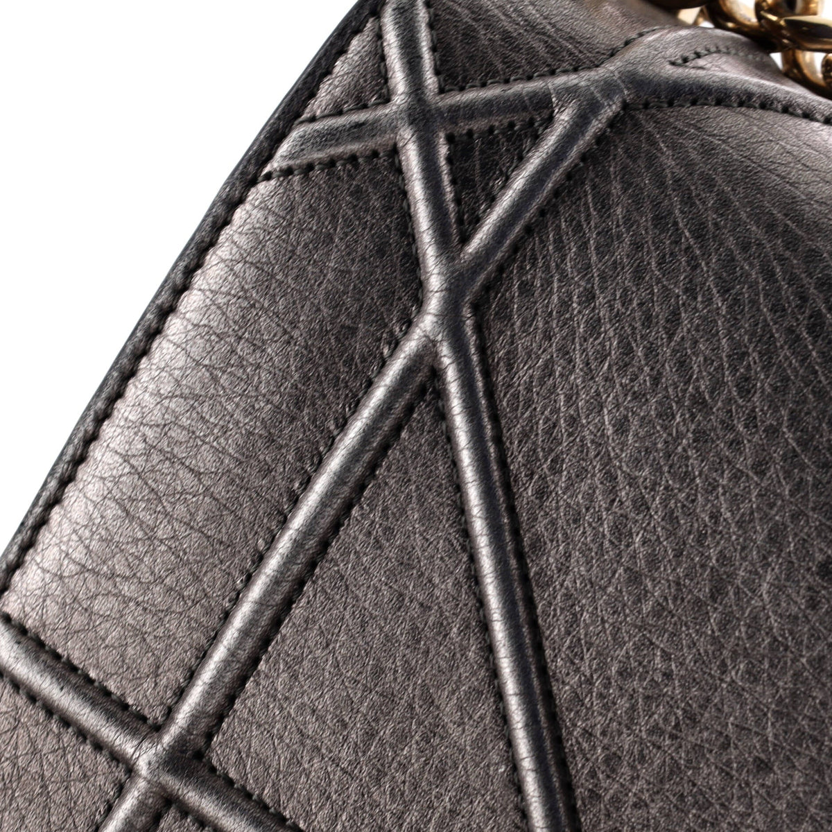 Diorama Wallet on Chain Leather