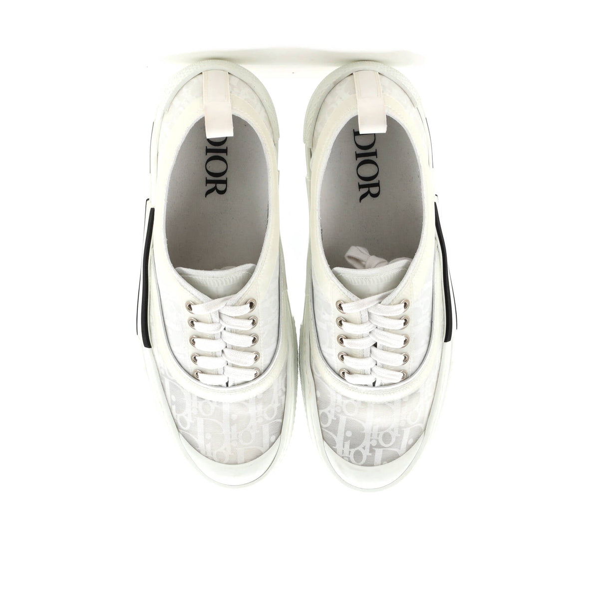 Men's B23 Cap Toe Low-Top Sneakers Oblique Technical Canvas