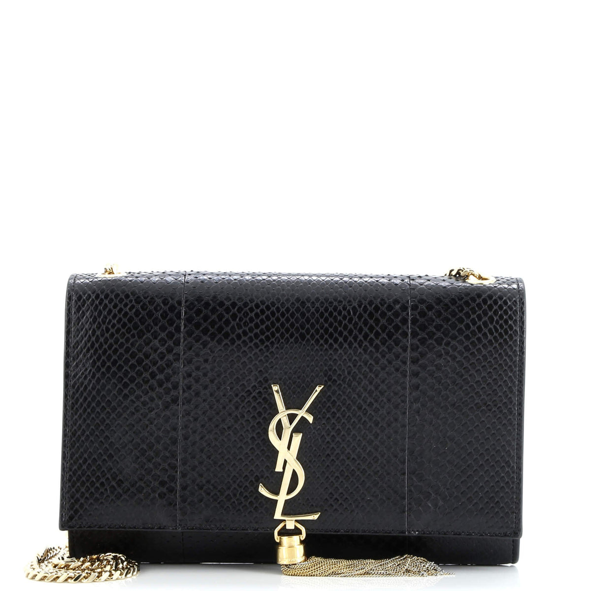 Classic Monogram Tassel Crossbody Bag Python Medium