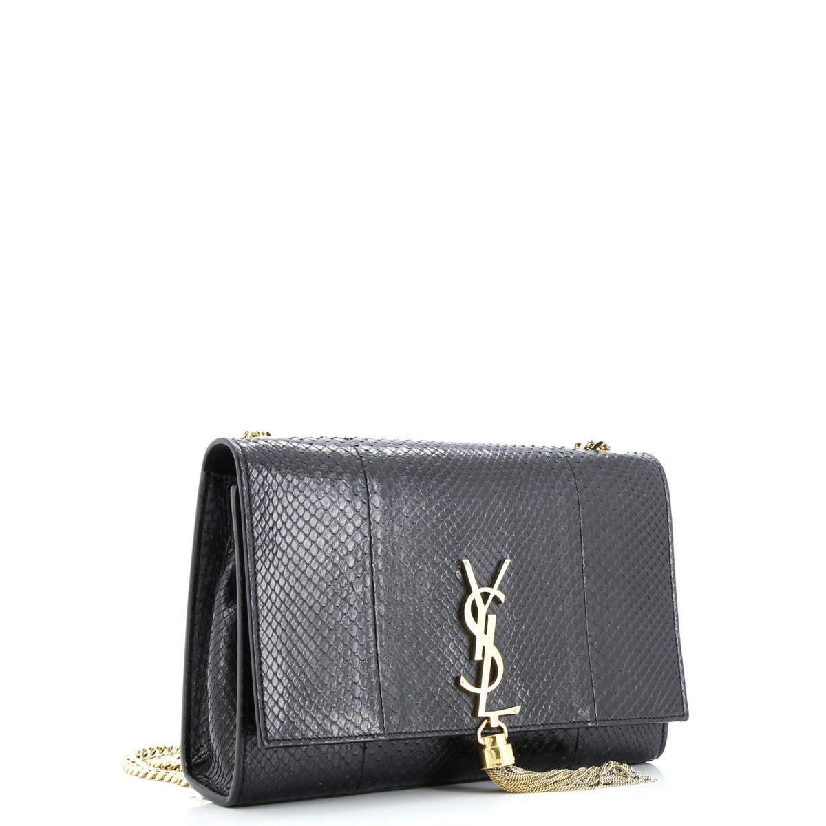Classic Monogram Tassel Crossbody Bag Python Medium
