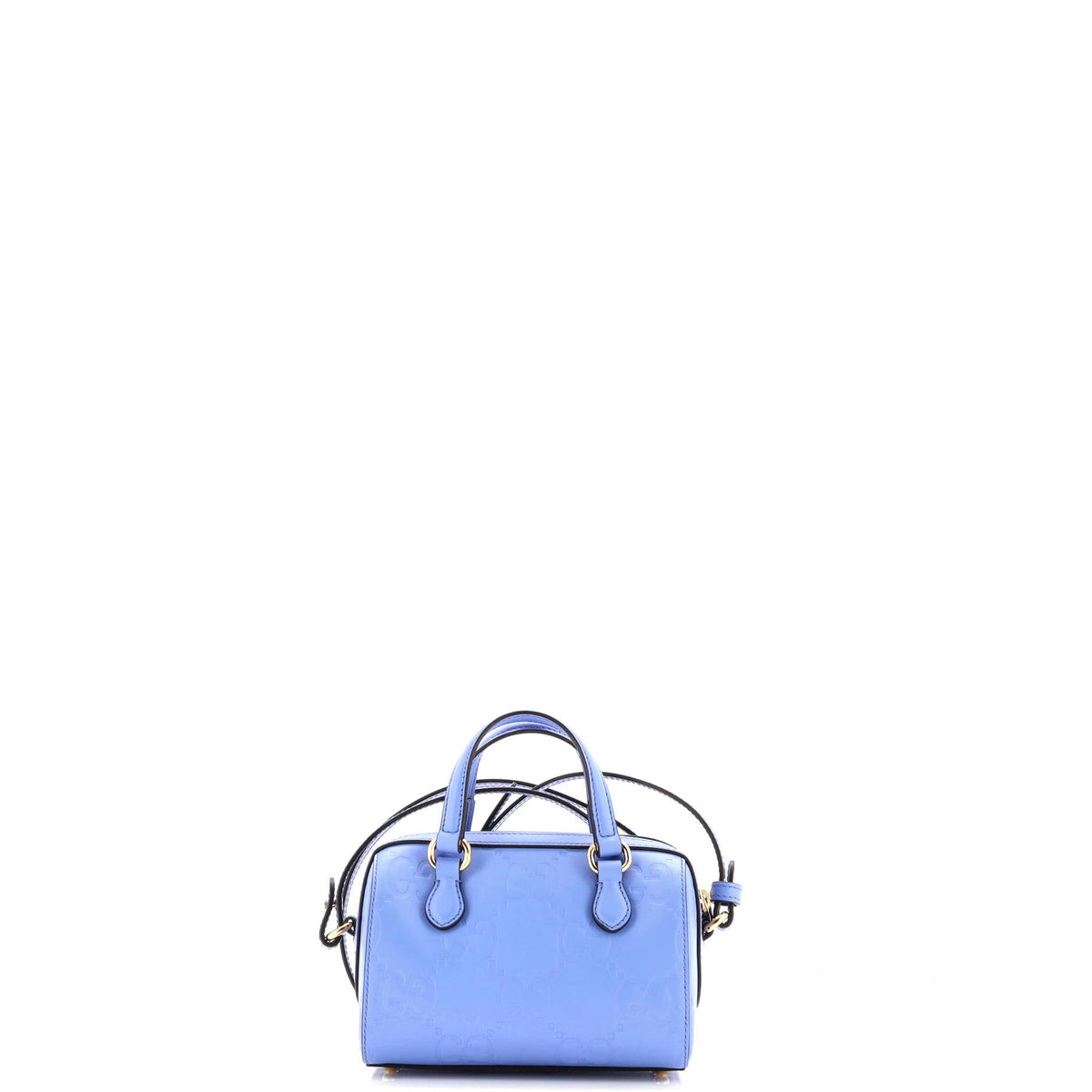 Convertible Top Handle Bag Jumbo GG Embossed Leather Mini
