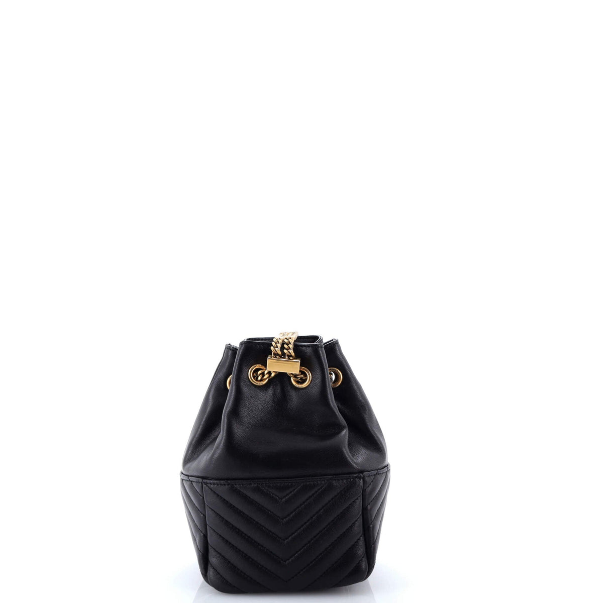 Joe Bucket Bag Matelasse Chevron Leather Mini