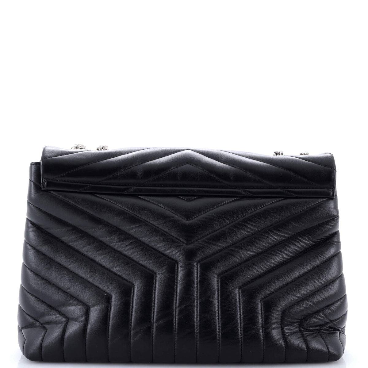 Loulou Shoulder Bag Matelasse Chevron Leather Large