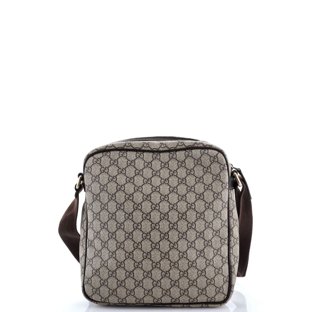 Front Zip Messenger GG Coated Canvas Medium