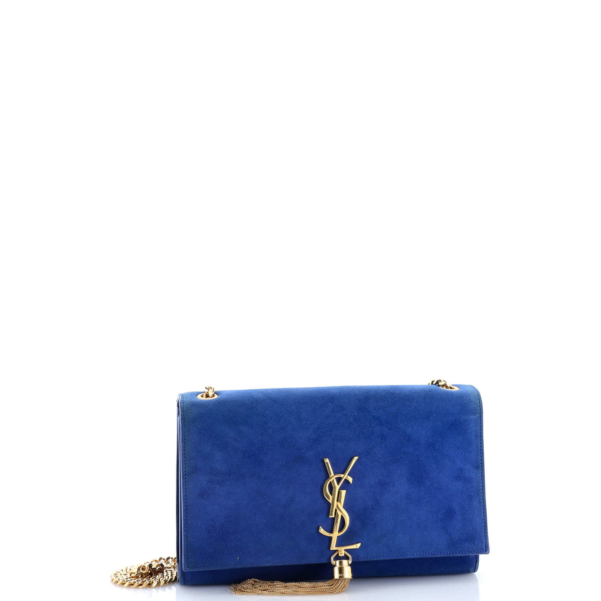 Classic Monogram Tassel Crossbody Bag Suede Medium