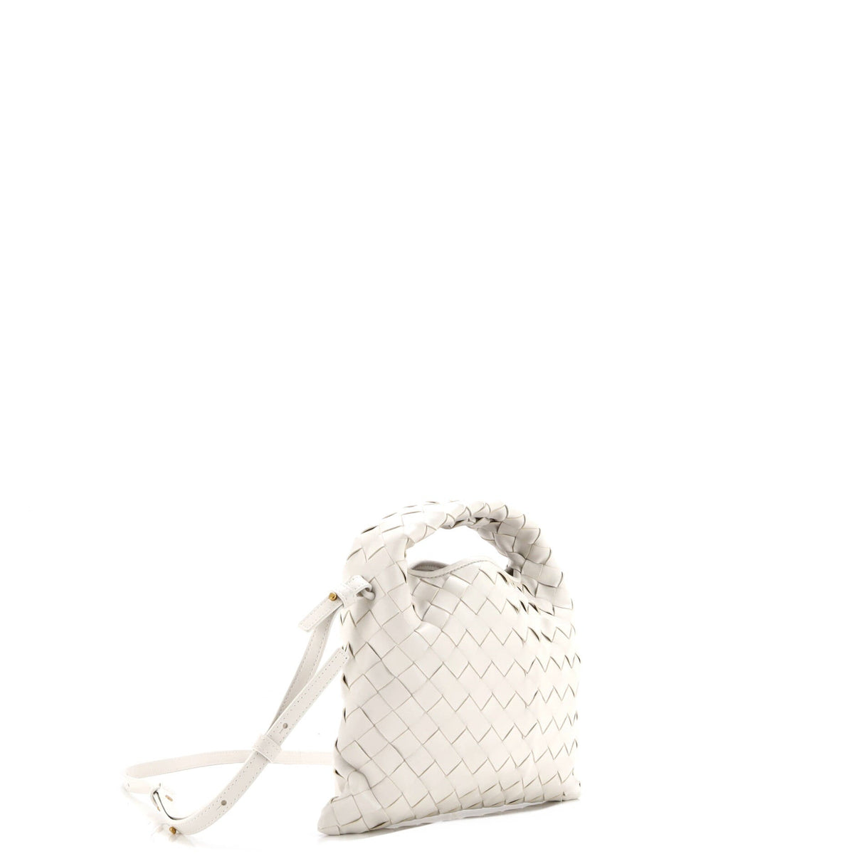 Hop Top Handle Bag Intrecciato Nappa Mini