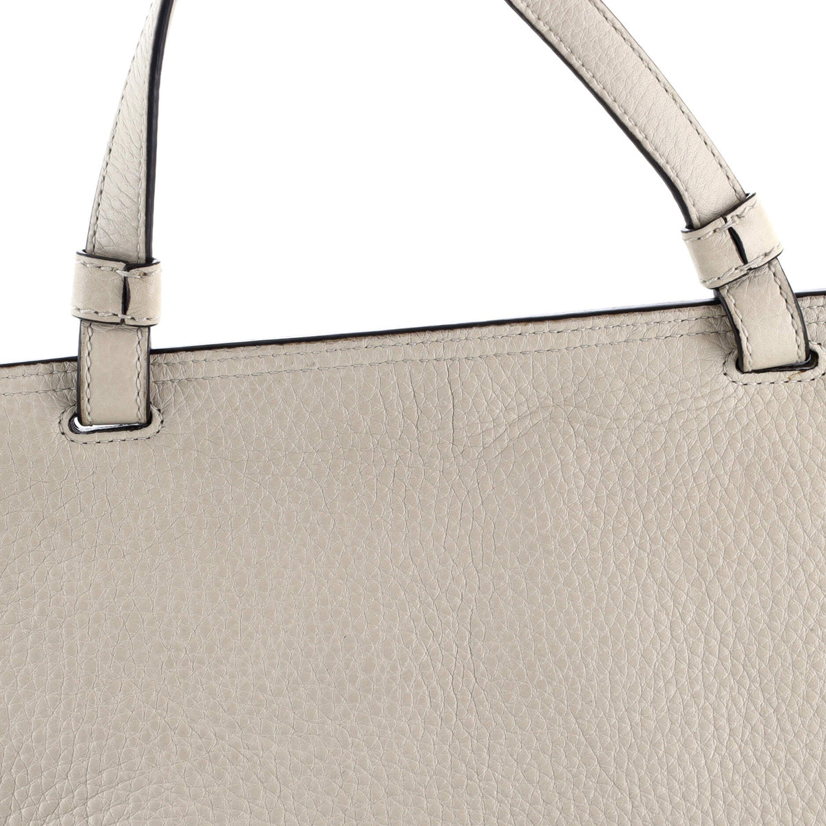 Bamboo Daily Top Handle Bag Leather Large