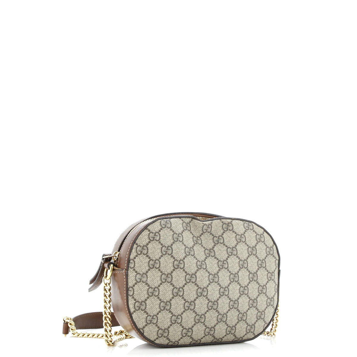 Chain Crossbody Bag GG Coated Canvas and Leather Mini