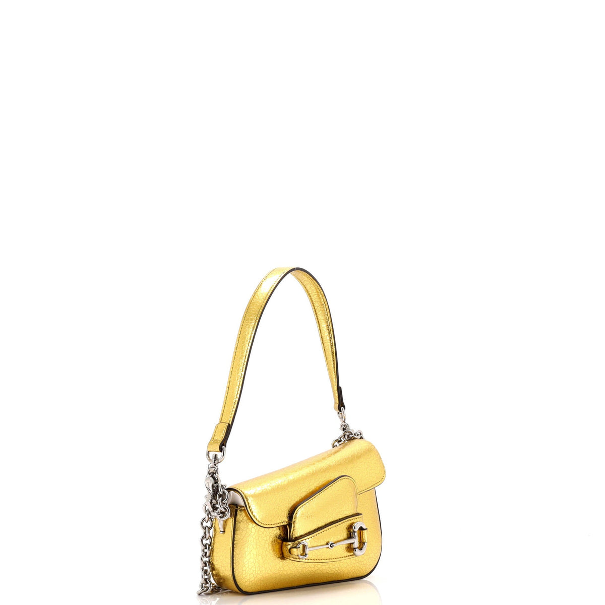 Horsebit 1955 Asymmetric Shoulder Bag Leather Mini