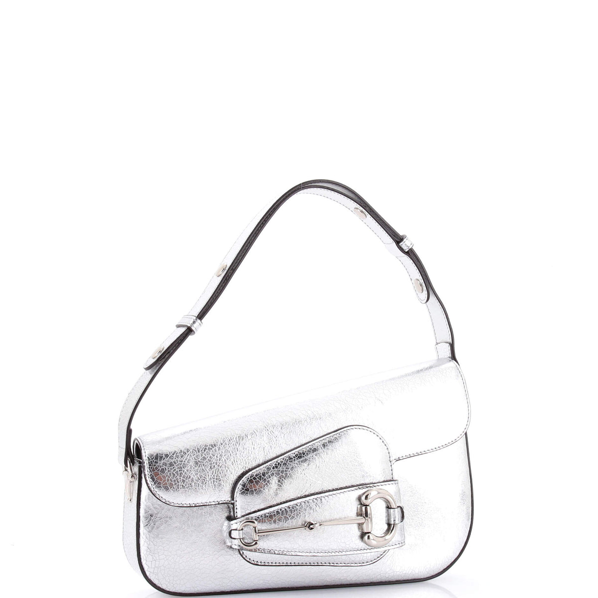 Horsebit 1955 Asymmetric Shoulder Bag Leather Small
