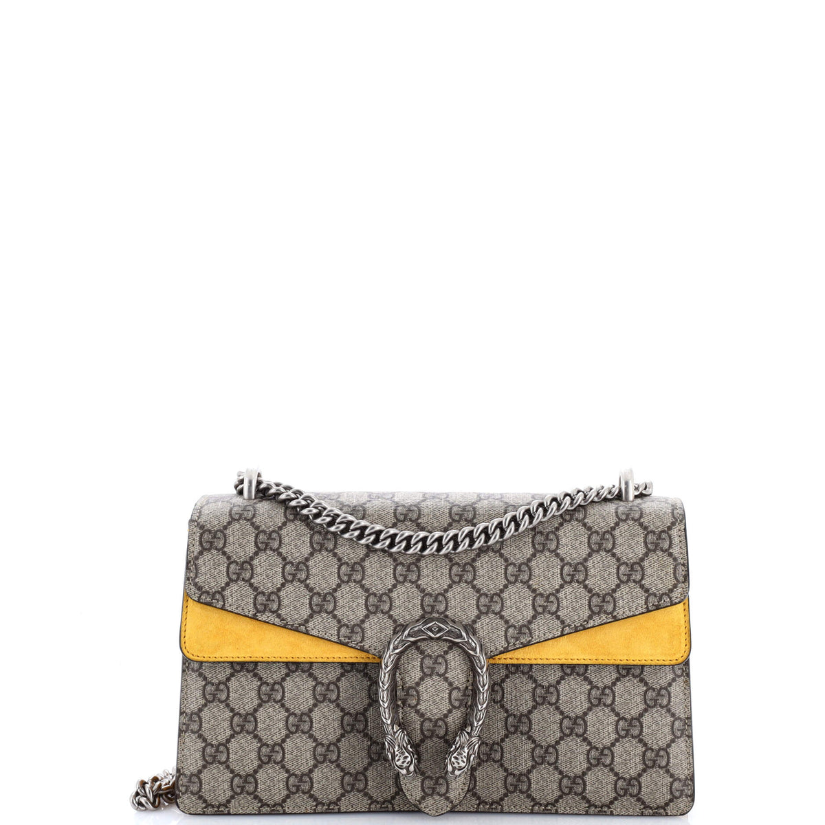 Dionysus Bag GG Coated Canvas and Leather Small