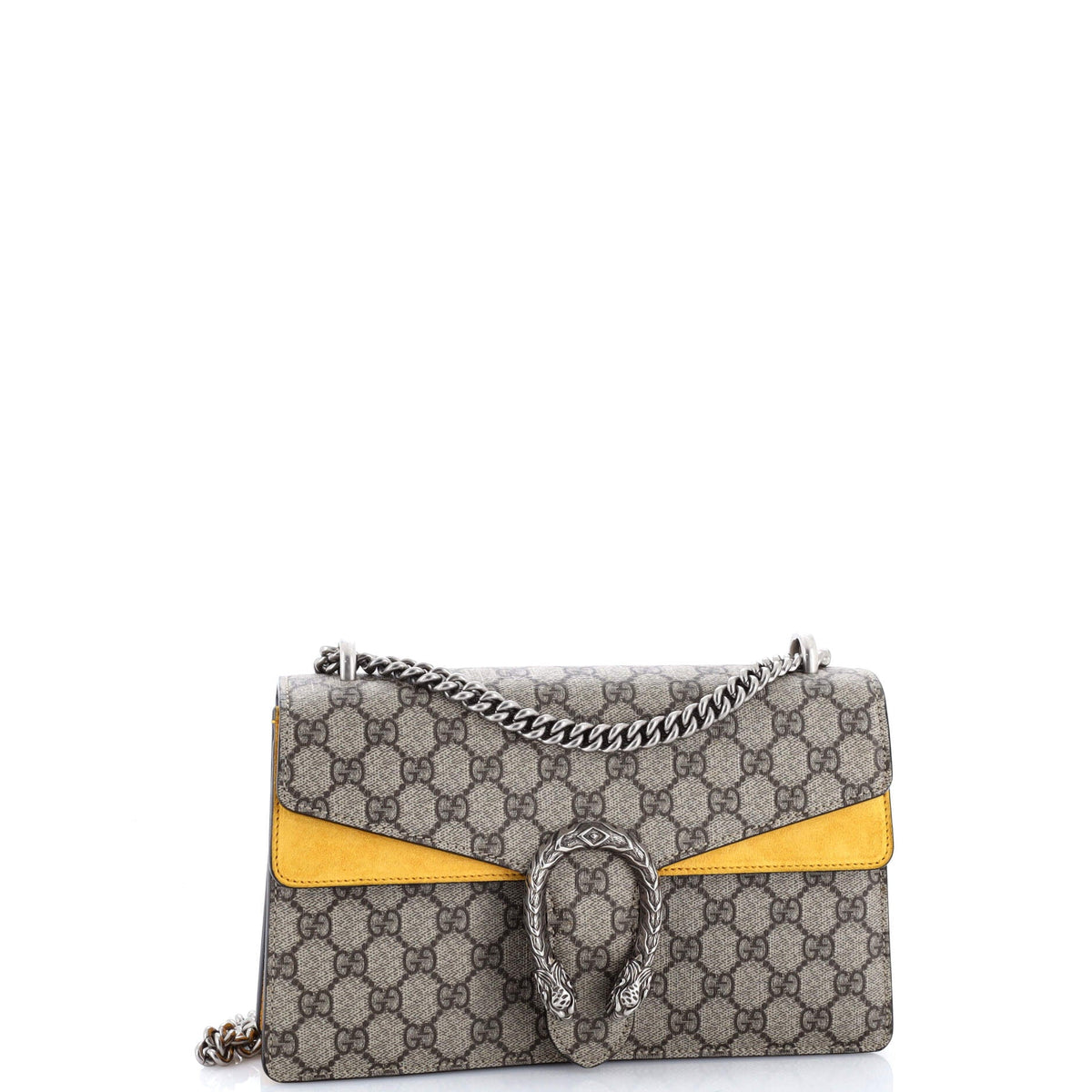 Dionysus Bag GG Coated Canvas and Leather Small