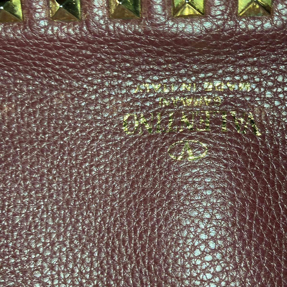 Rockstud Reversible Convertible Tote Leather Small