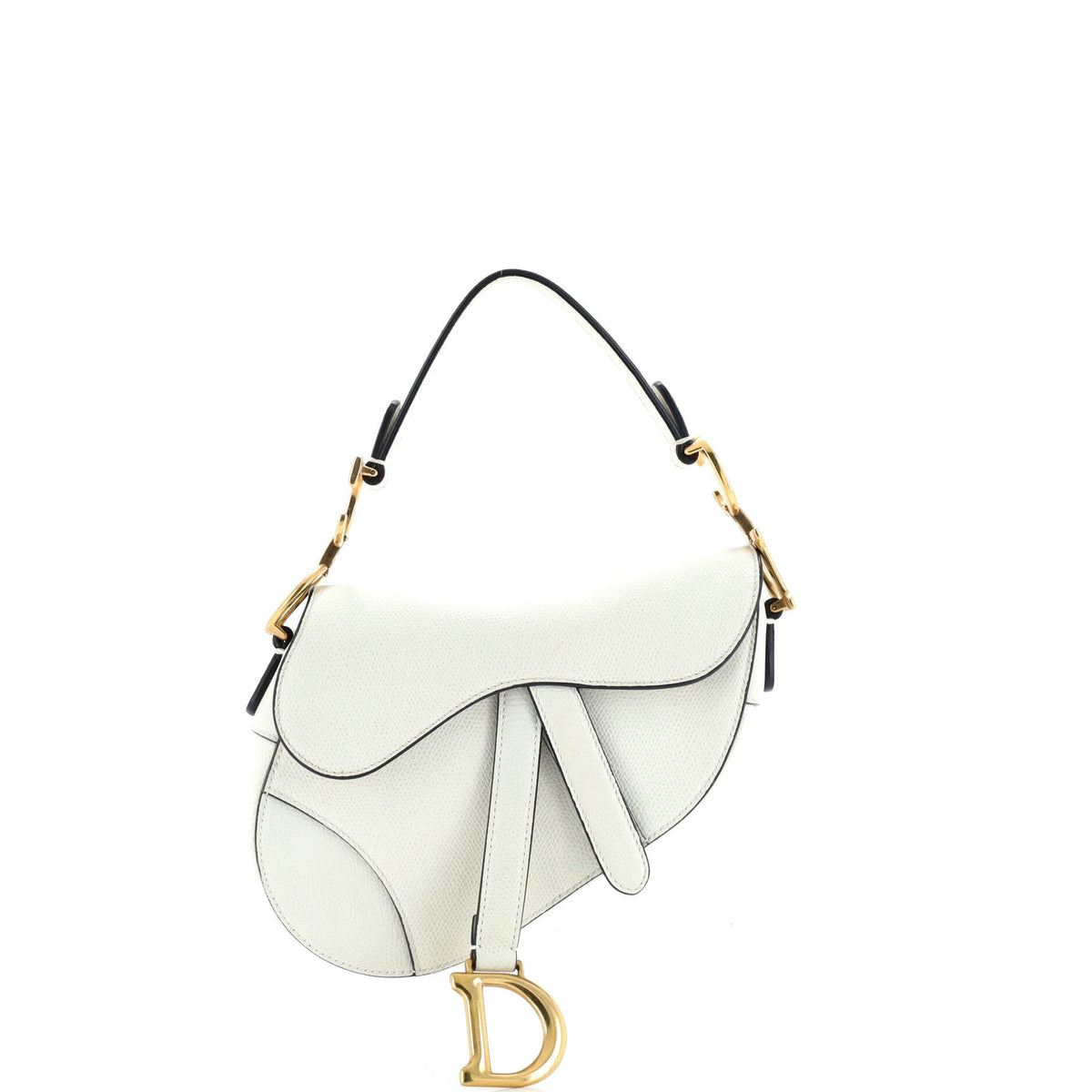 Saddle Handbag Leather Mini