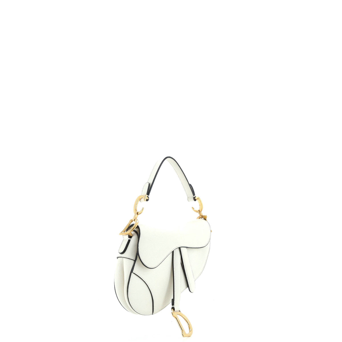 Saddle Handbag Leather Mini