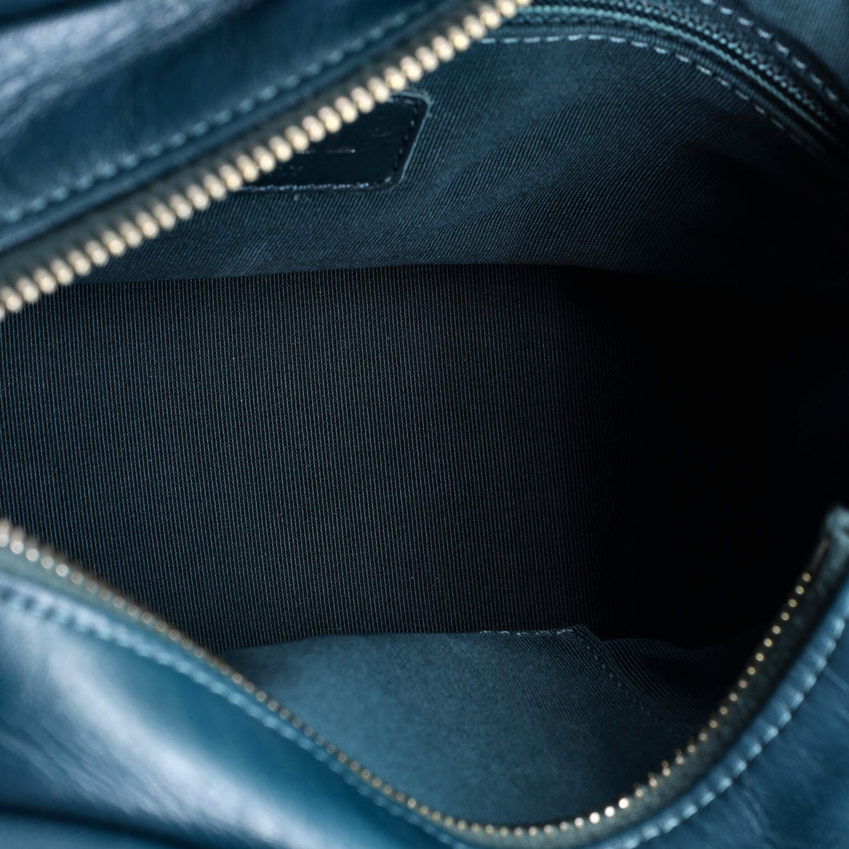 Gabrielle Hobo Chevron Aged Calfskin Small