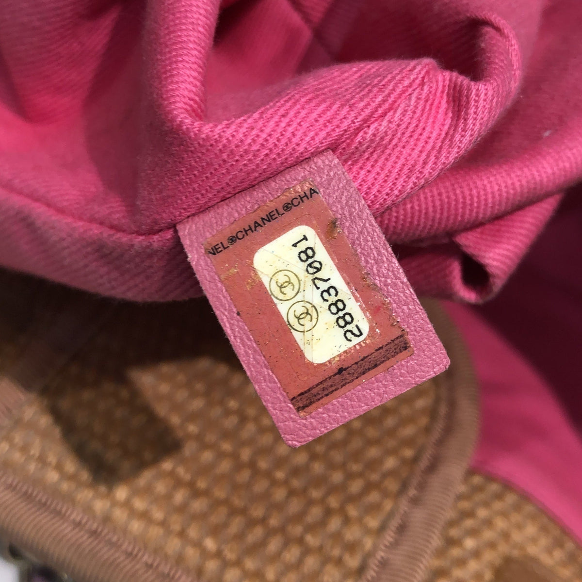 Deauville Tote Striped Viscose Canvas Medium