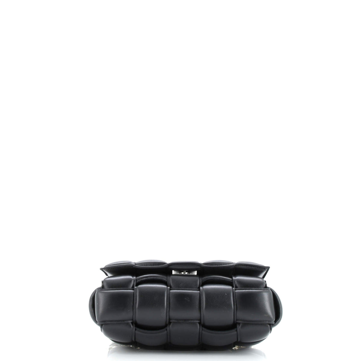 Cassette Chain Crossbody Bag Padded Maxi Intrecciato Leather
