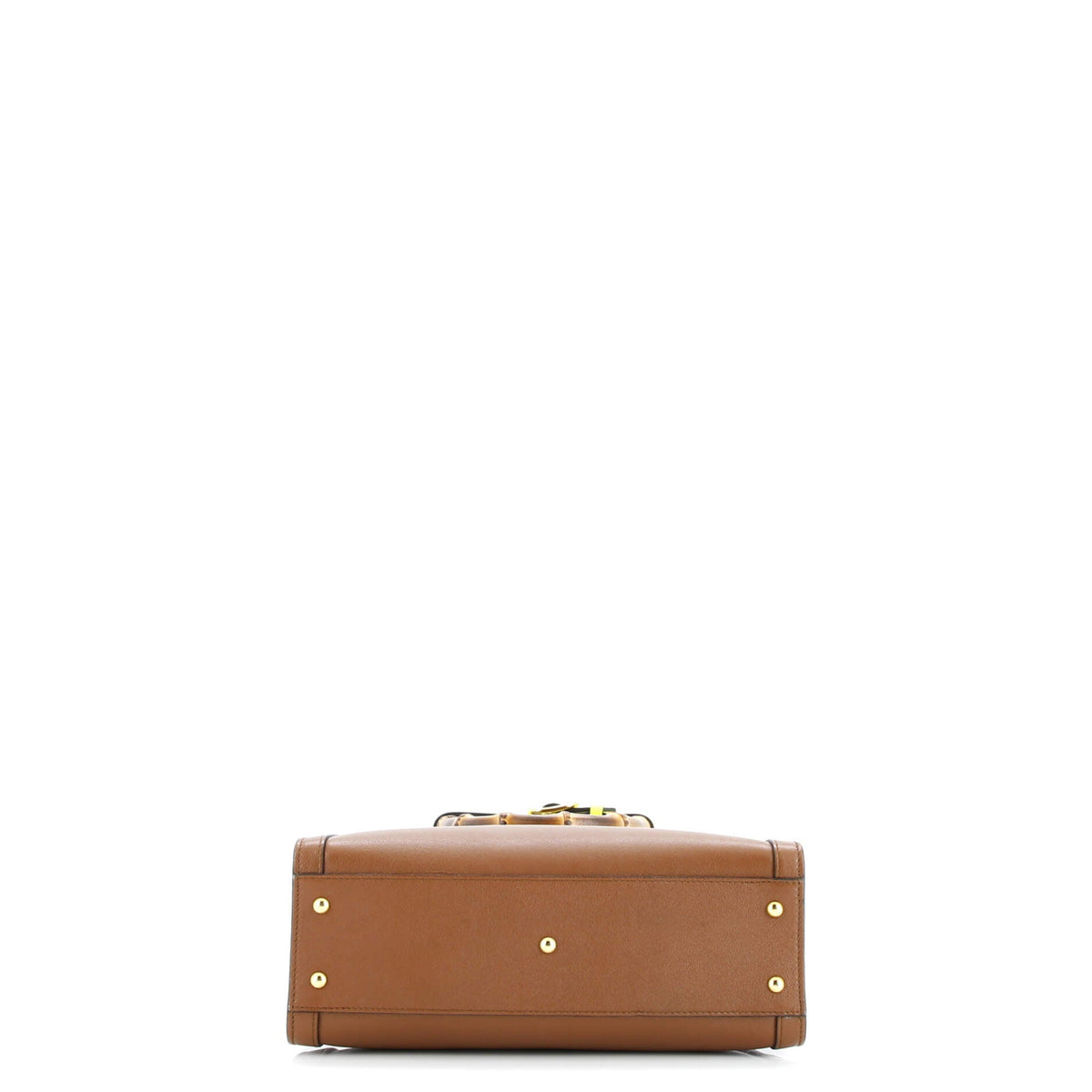 Diana NM Bamboo Handle Tote Leather Small