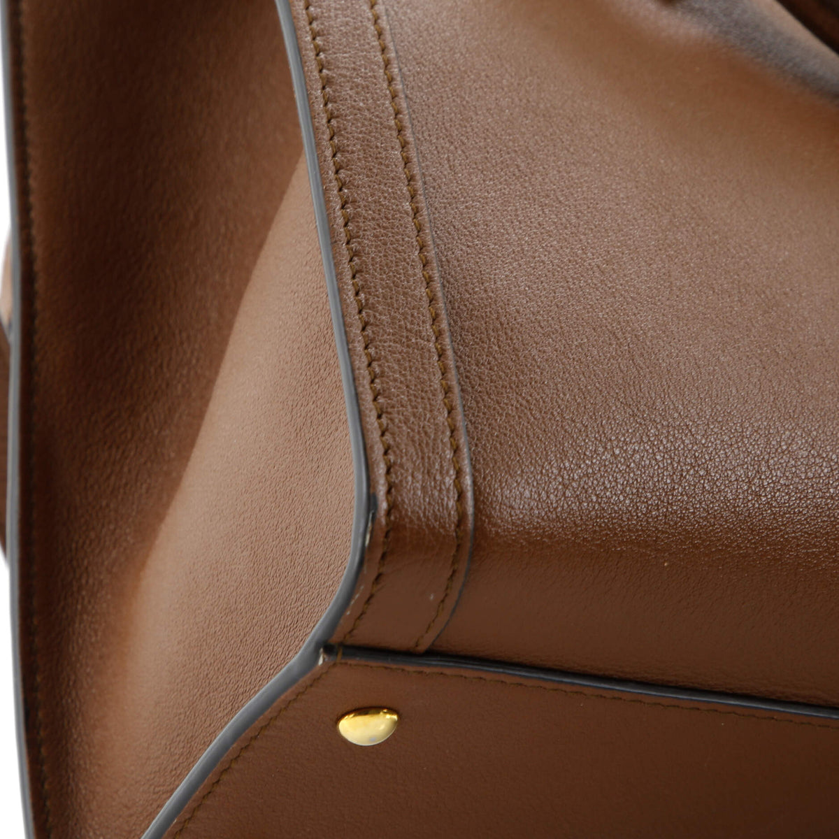 Diana NM Bamboo Handle Tote Leather Small