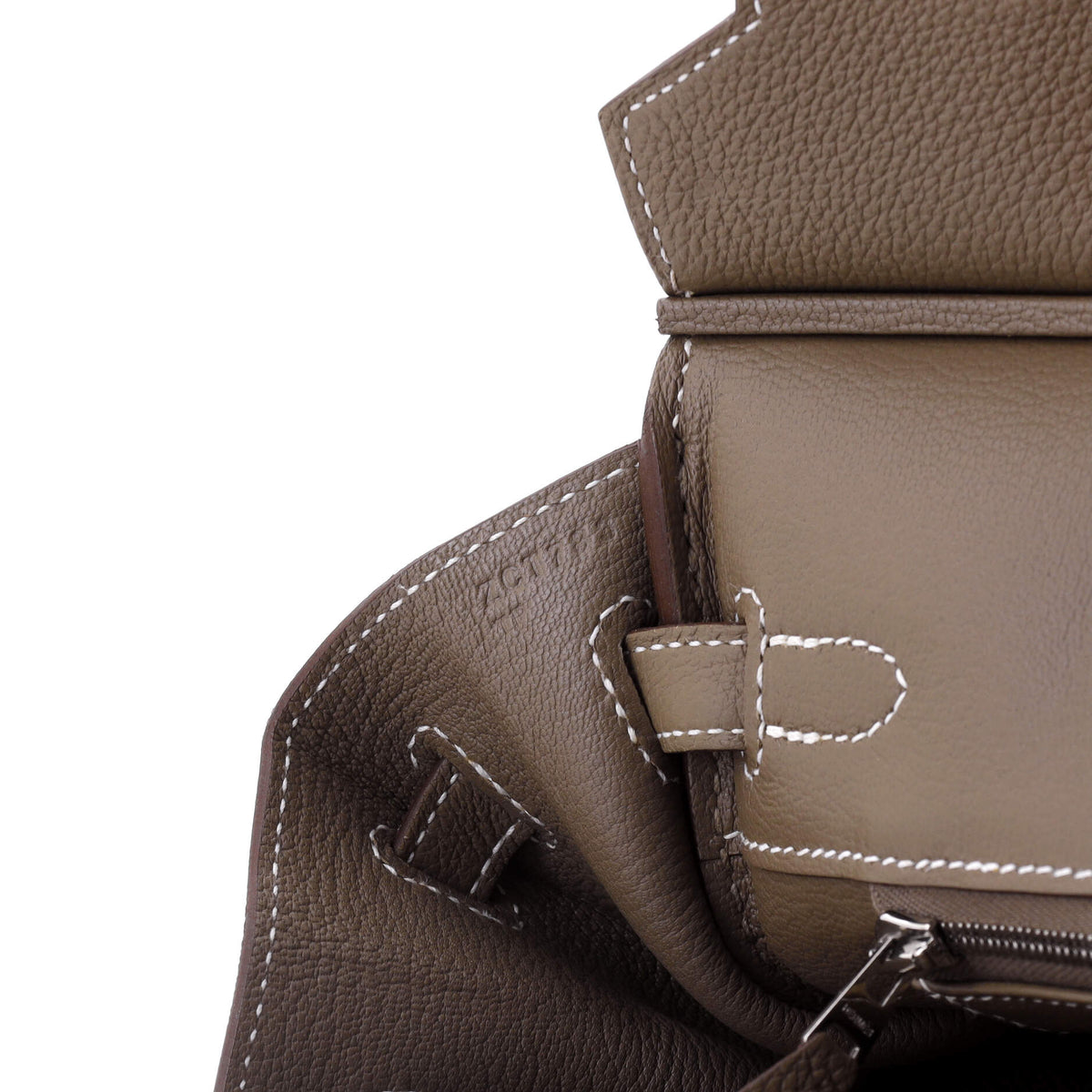 Birkin Handbag Grey Togo with Palladium Hardware 25