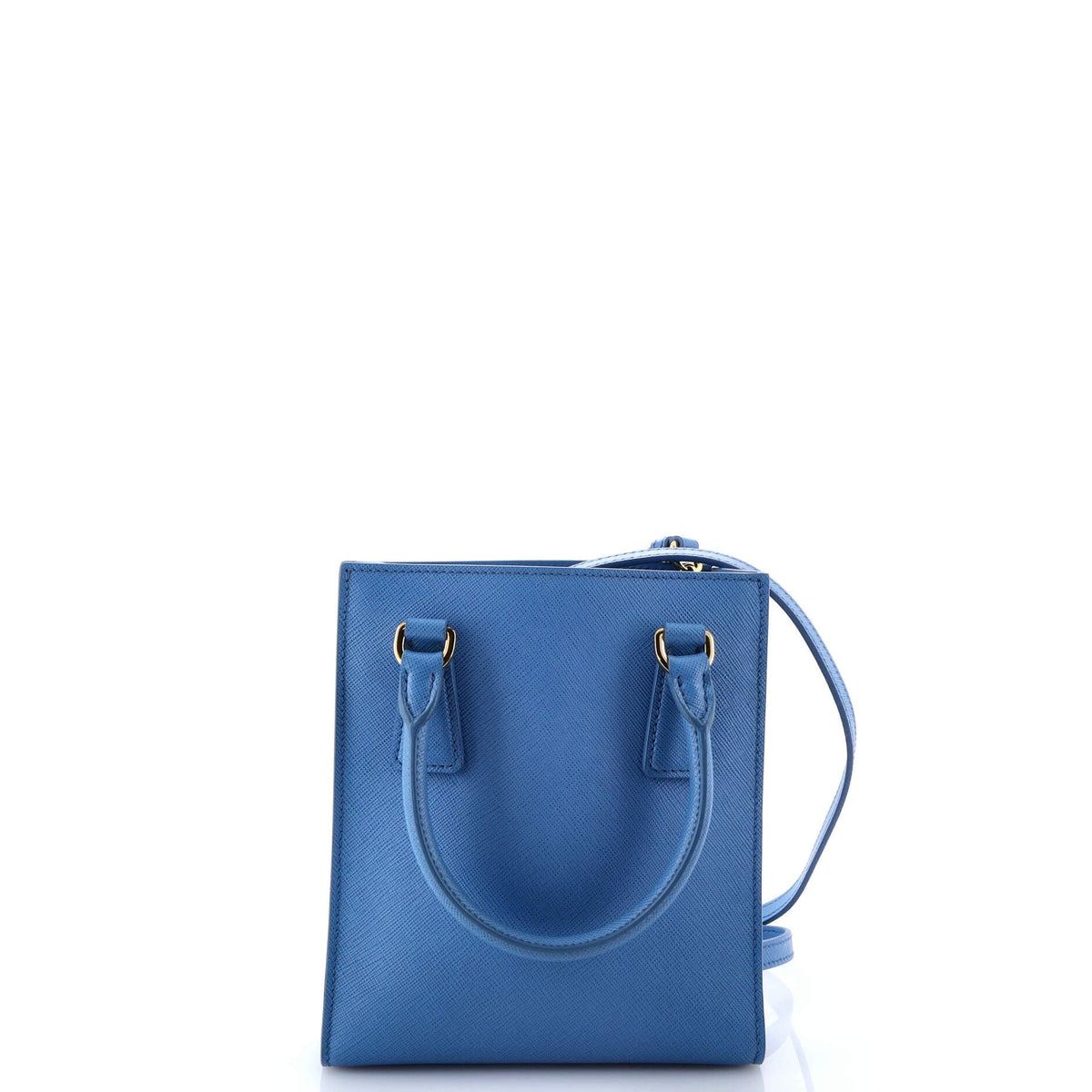 Convertible Open Tote Saffiano Leather Mini