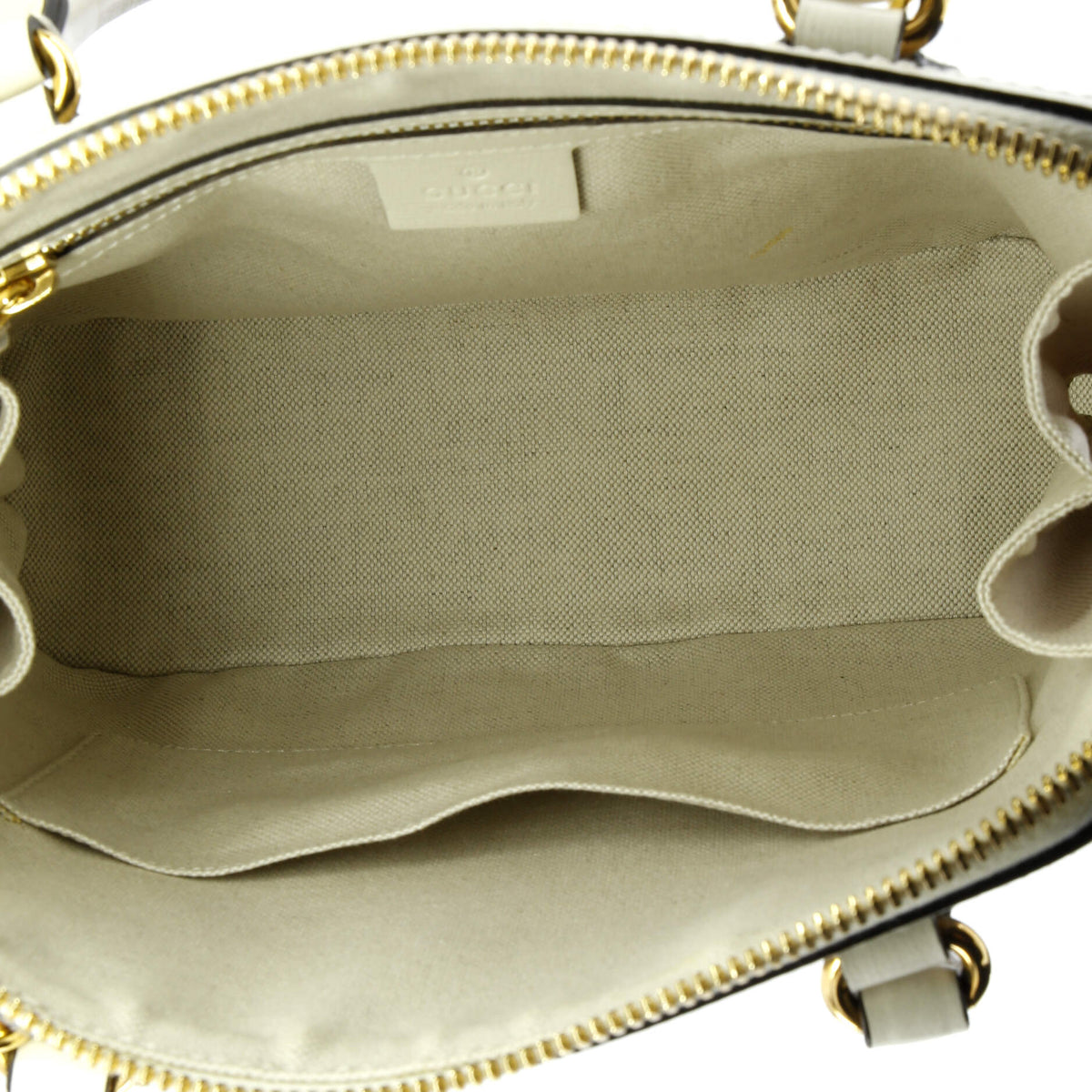 Horsebit 1955 Top Handle Bag GG Coated Canvas with Leather Small