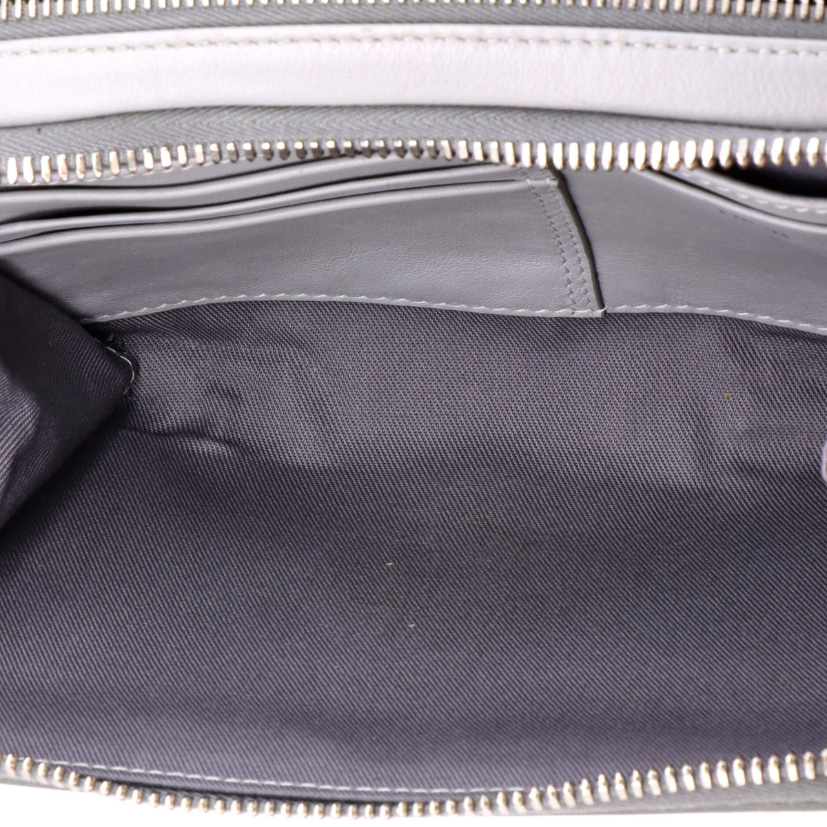 Double Zip Crossbody Pouch CD Diamond Coated Canvas