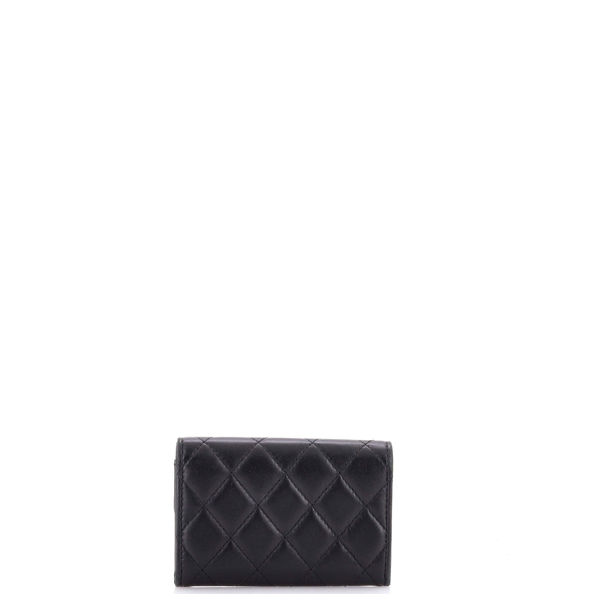 Classic Flap Card Case Quilted Lambskin