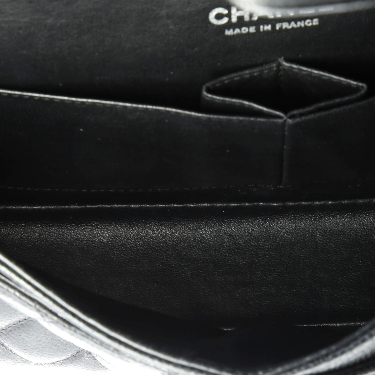 Classic Double Flap Bag Quilted Caviar Medium