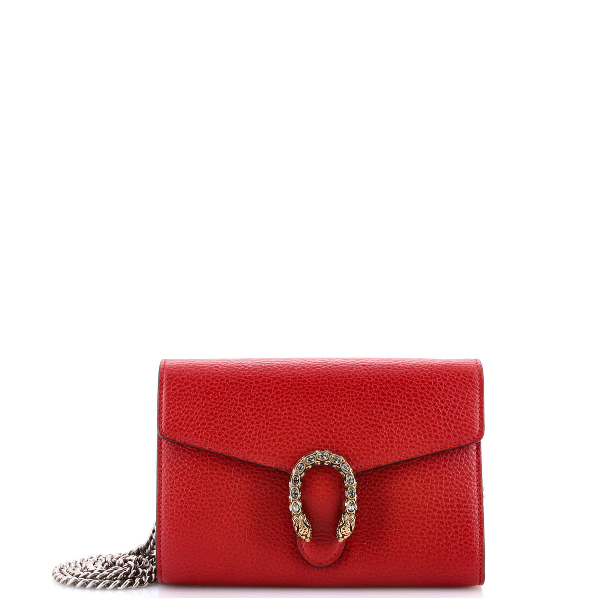 Dionysus Chain Wallet Leather with Embellished Detail Small