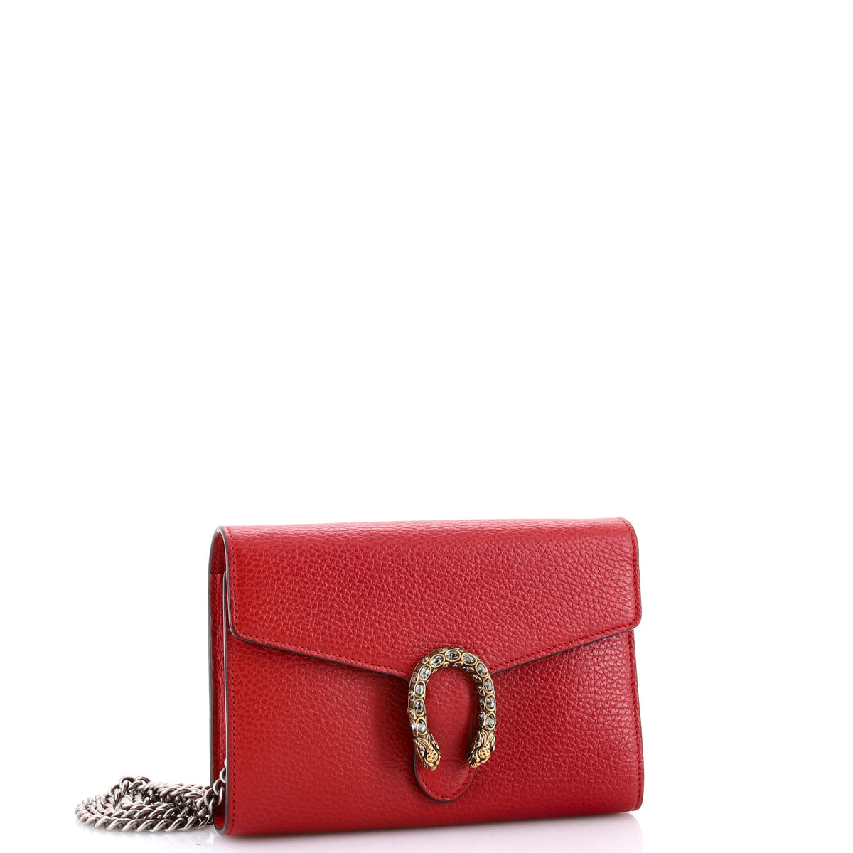 Dionysus Chain Wallet Leather with Embellished Detail Small