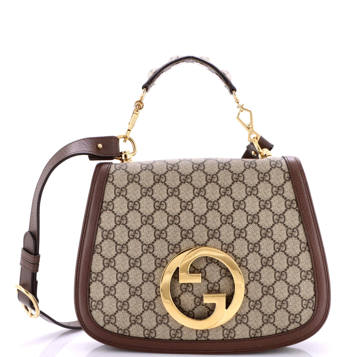 Blondie NM Top Handle Bag GG Coated Canvas Medium