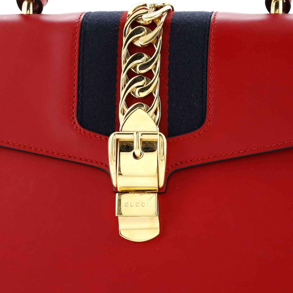 Sylvie Top Handle Bag Leather Medium