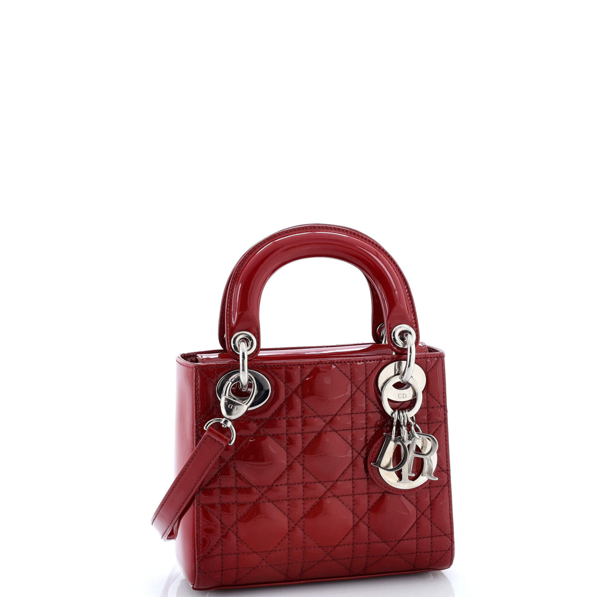 Lady Dior Bag Cannage Quilt Patent Mini