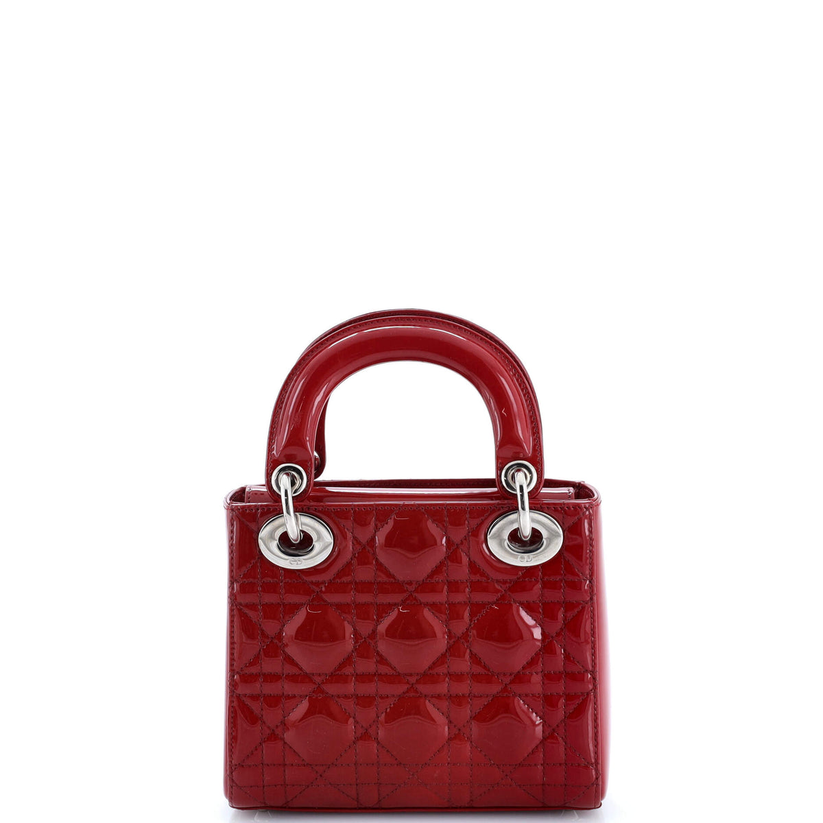 Lady Dior Bag Cannage Quilt Patent Mini