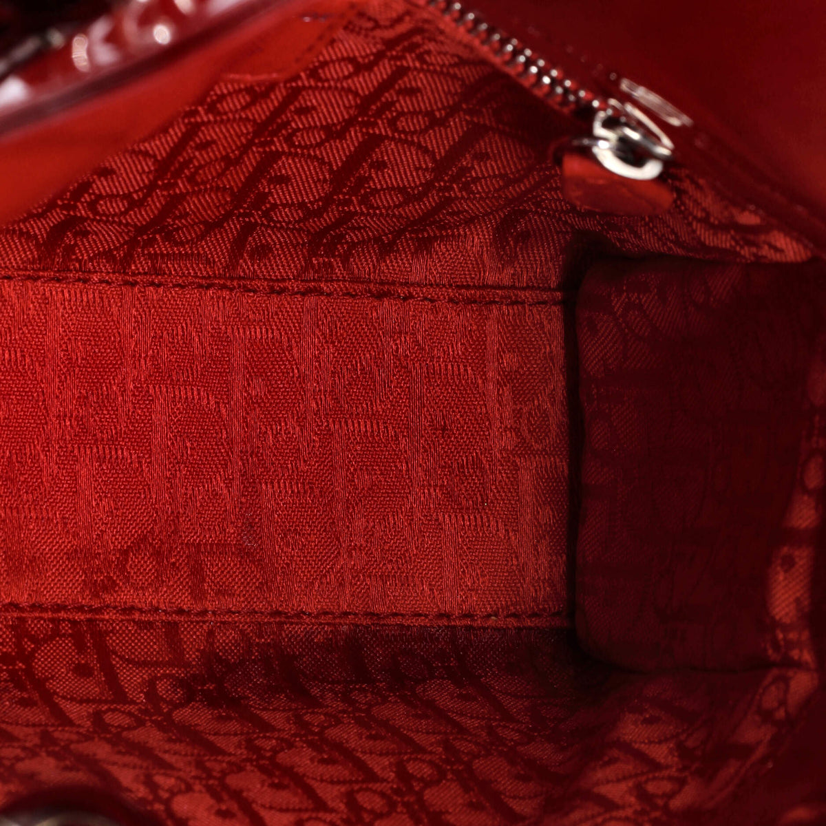 Lady Dior Bag Cannage Quilt Patent Mini