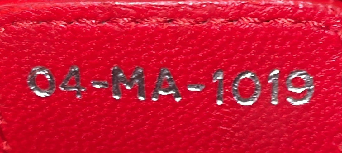 Lady Dior Bag Cannage Quilt Patent Mini