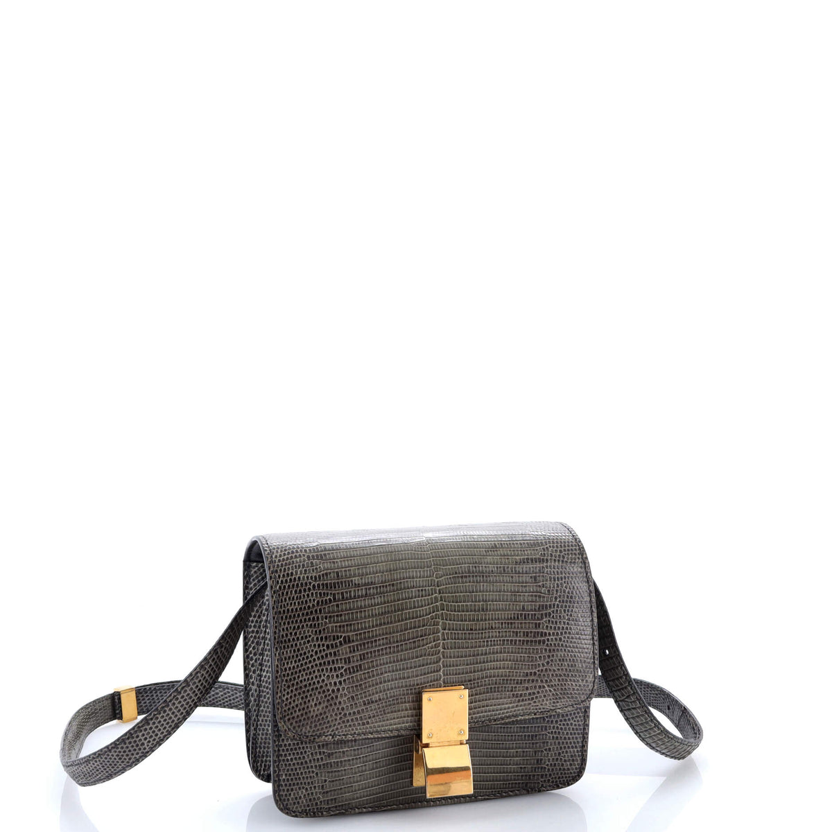 Classic Box Bag Lizard Small