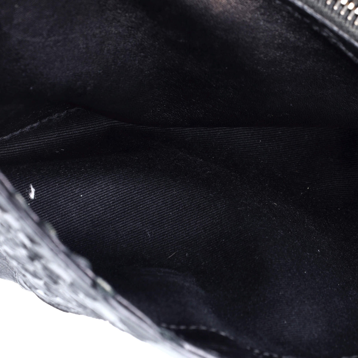Classic Monogram College Bag Python Embossed Leather Medium