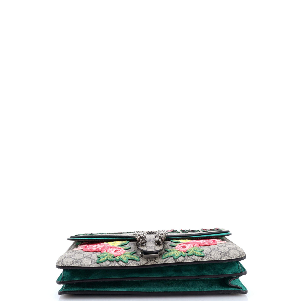 Dionysus Bag Embroidered GG Coated Canvas Medium
