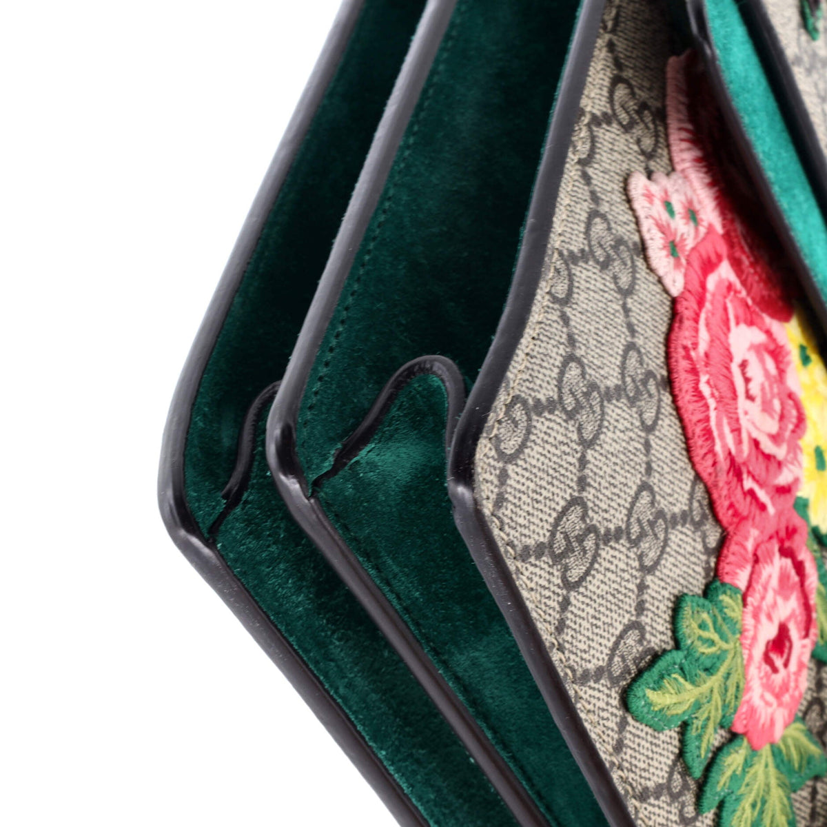 Dionysus Bag Embroidered GG Coated Canvas Medium