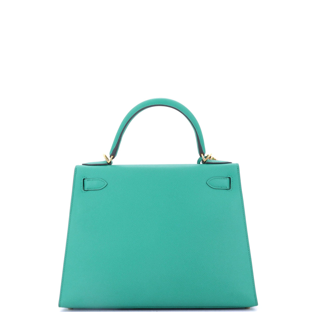 Kelly Handbag Vert Verone Epsom with Gold Hardware 28